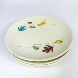 Franciscan Autumn Leaves Color-Seal Earthenware Salad plates Set of 4